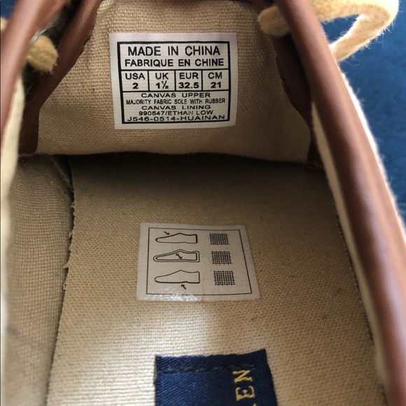 Ralph Lauren Polo canvas shoes - Picture 8 of 10